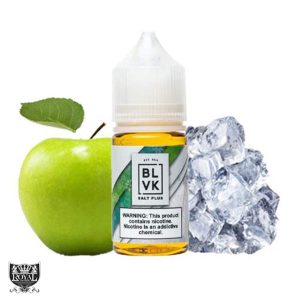 سالت بی ال وی کی سیب ترش یخ | BLVK SOUR APPLE ICE